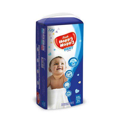 Fresh Happy Nappy Pant Diaper XXL (12-25 kg) 24 pices