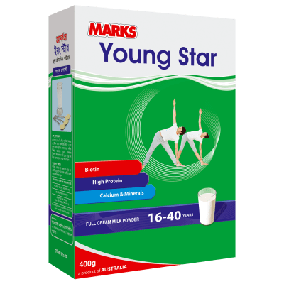 Marks Young Star Milk Powder 400 gm