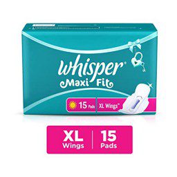 Whisper Maxi Fit XL Wings 15 Pad